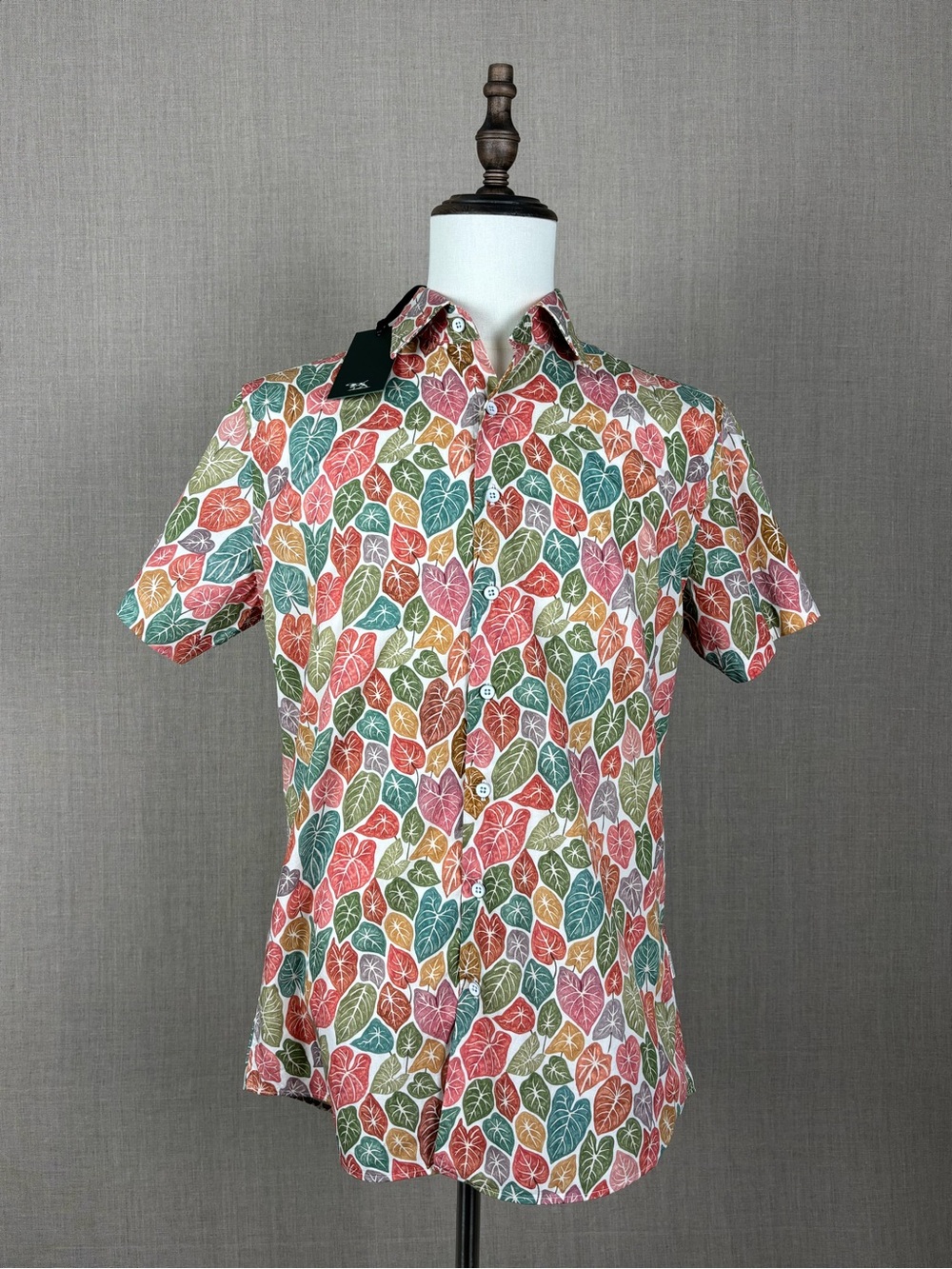Rodd & Gunn Men’s 100% Cotton Tropical Leaf Shirt Multicolor NWT M